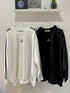 Letter Print Oversized Sweatshirt